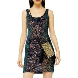 ⭐TopShop Sequin Scoopneck Mini Dress⭐